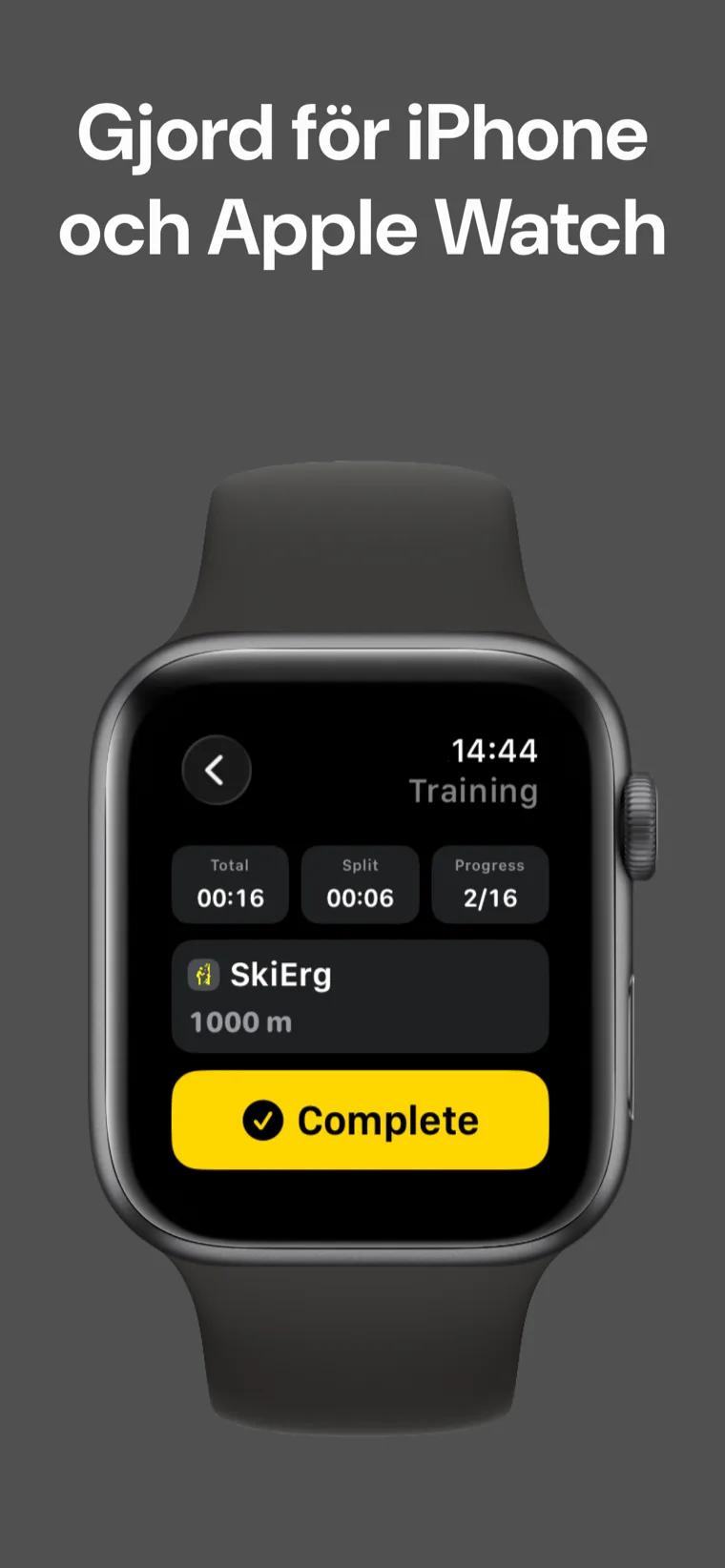 Gjord för iPhone och Apple Watch — Hyrox Träning: Svett på iPhone och Apple Watch med automatisk synkronisering